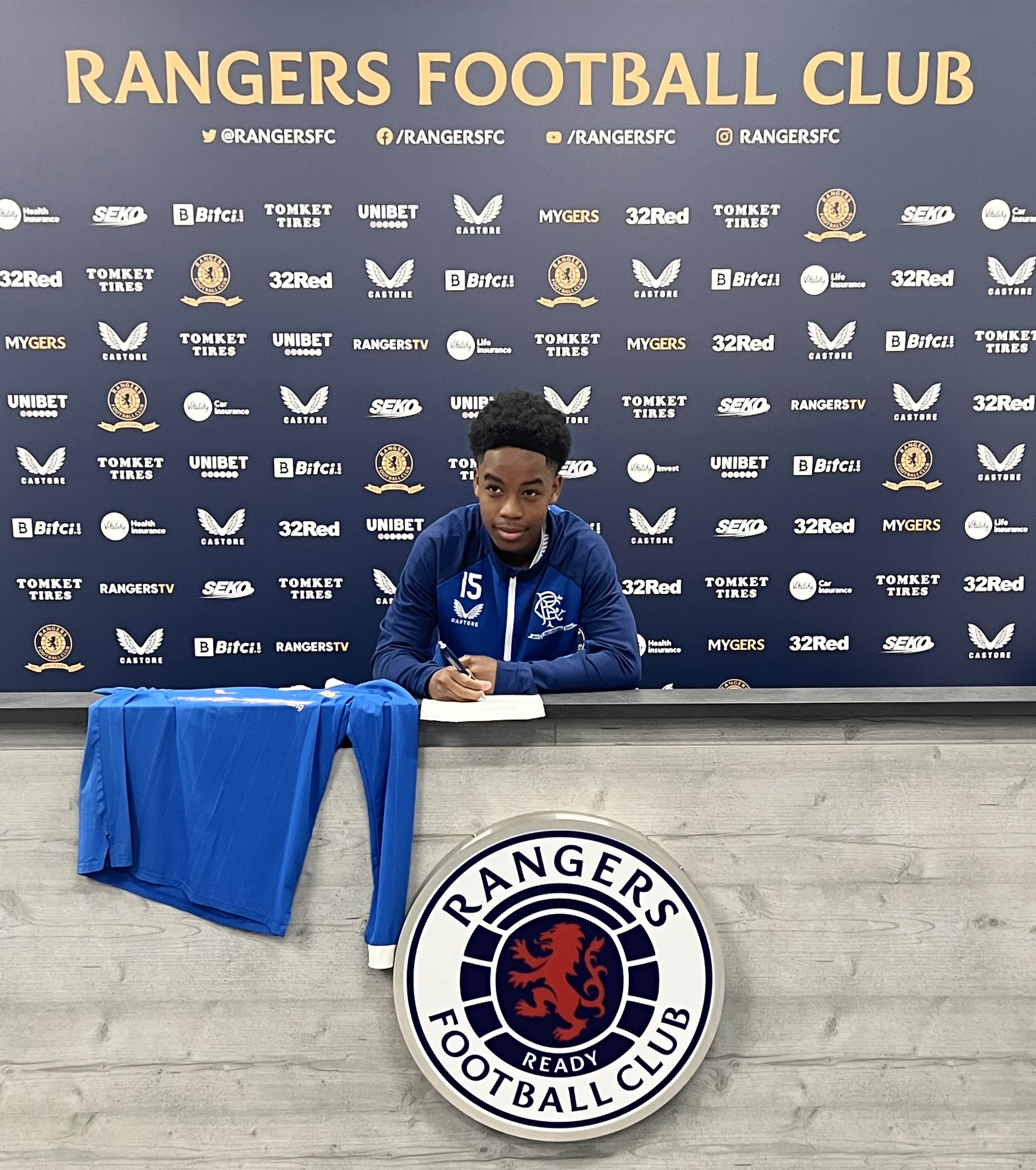 Wonderkid Lancelot Pollard's signing at Rangers Football Club in Scotland